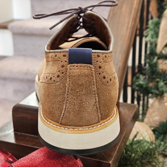 Blake McKay Men's Carson Wingtip Oxford Shoes, Tan, Sz 11.5 - Picture 10 of 16